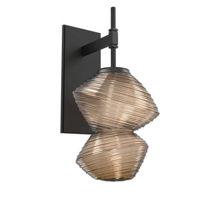 Hammerton Studio - IDB0089-01-MB-B-L3 - Wall Sconce - Mesa - Matte Black