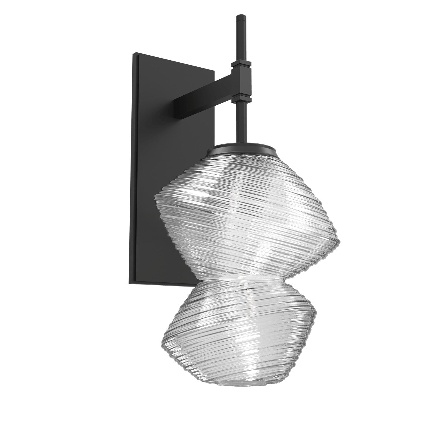 Hammerton Studio - IDB0089-01-MB-C-L3 - Wall Sconce - Mesa - Matte Black