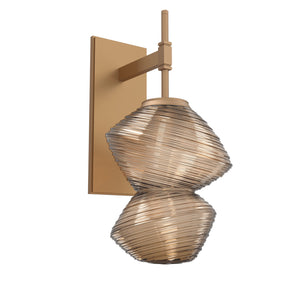 Hammerton Studio - IDB0089-01-NB-B-L3 - Wall Sconce - Mesa - Novel Brass