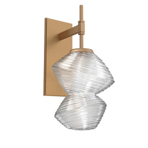 Hammerton Studio - IDB0089-01-NB-C-L3 - Wall Sconce - Mesa - Novel Brass