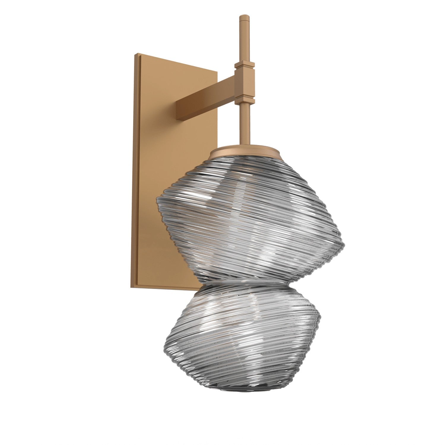 Hammerton Studio - IDB0089-01-NB-S-L1 - Wall Sconce - Mesa - Novel Brass