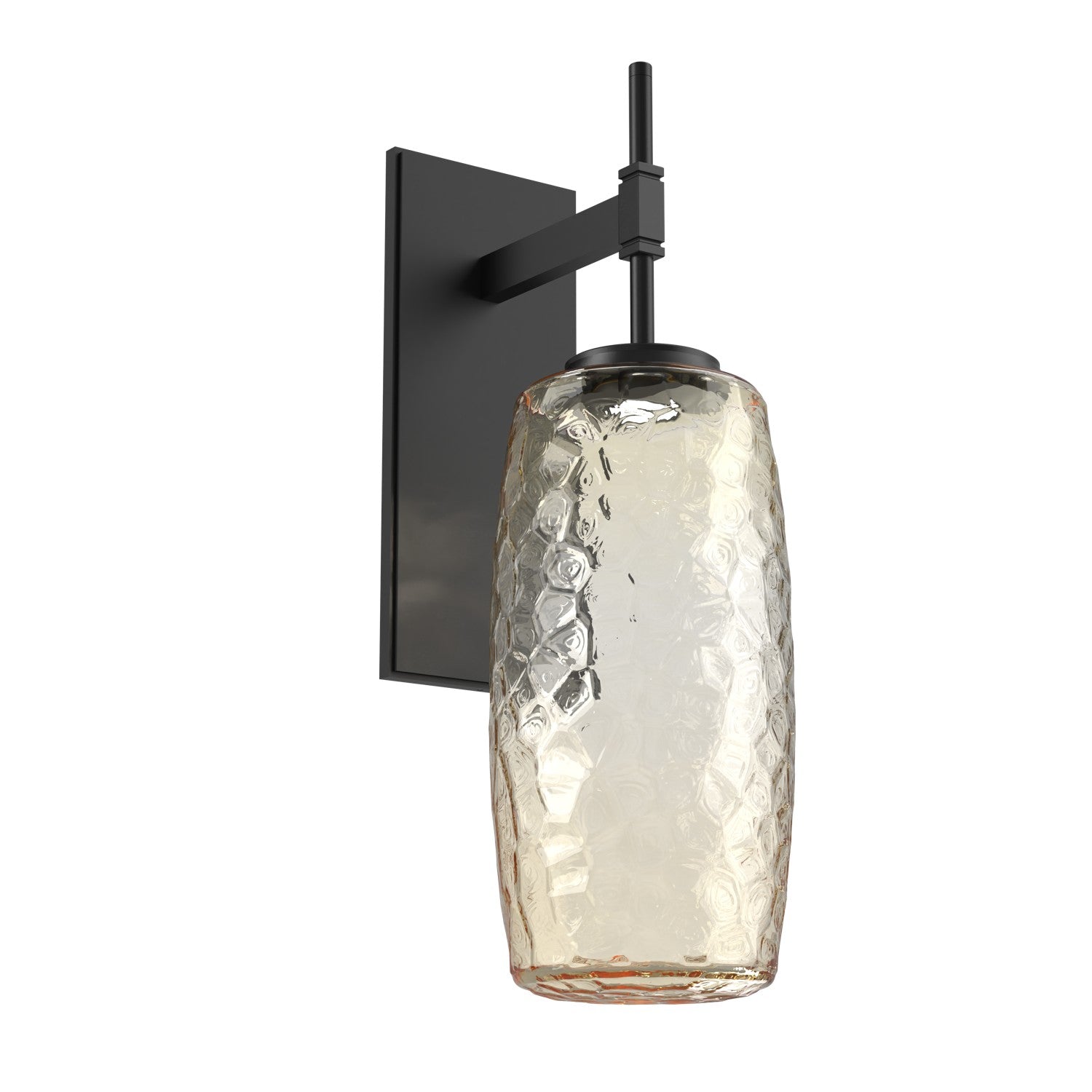 Hammerton Studio - IDB0091-01-MB-A-L1 - Wall Sconce - Vessel - Matte Black