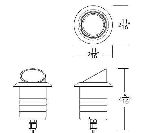 W.A.C. Lighting - 2111-CSBS - LED Landscape Indicator Light - Colorscaping - Bronze Stainless Steel