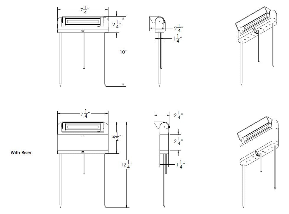 W.A.C. Lighting - 6401-30BBR - LED Path Light - Linear - Bronze on Brass