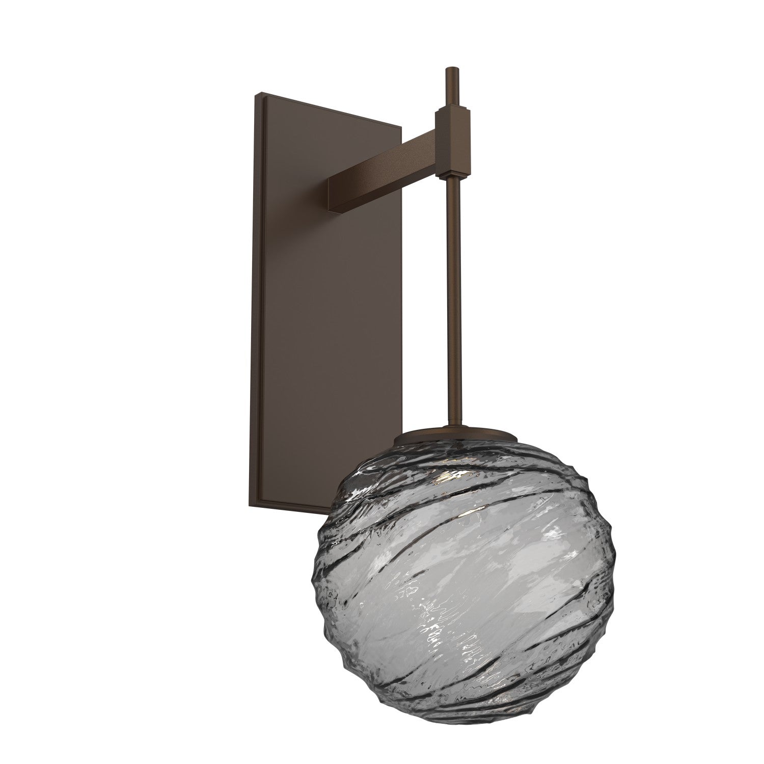 Hammerton Studio - IDB0092-01-FB-S-L1 - Wall Sconce - Gaia - Flat Bronze