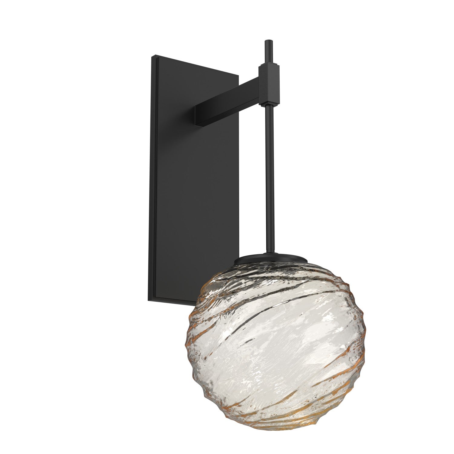 Hammerton Studio - IDB0092-01-MB-A-L3 - Wall Sconce - Gaia - Matte Black