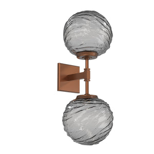 Hammerton Studio - IDB0092-02-BB-S-L3 - LED Wall Sconce - Gaia - Burnished Bronze