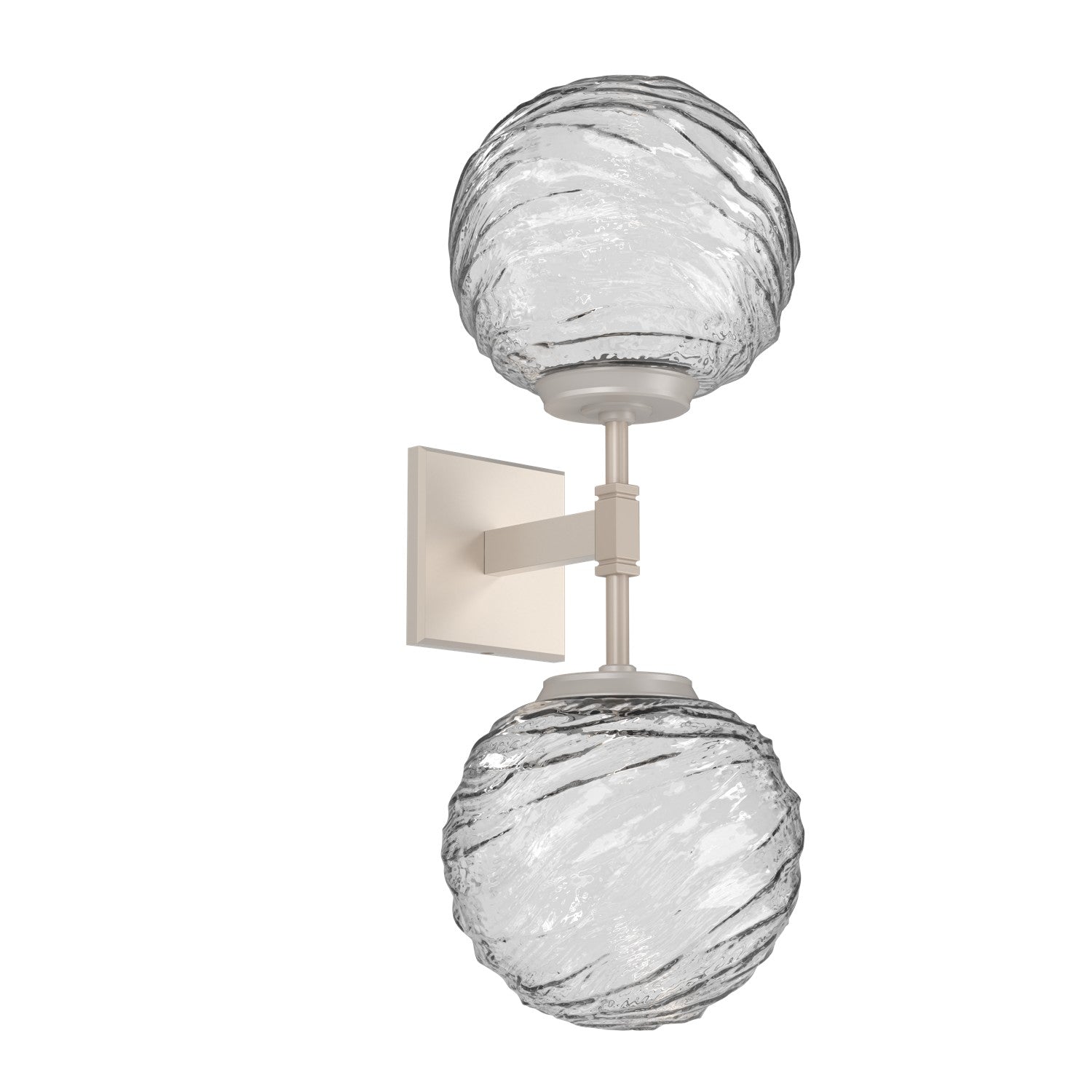 Hammerton Studio - IDB0092-02-BS-C-L3 - LED Wall Sconce - Gaia - Beige Silver
