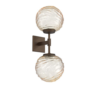 Hammerton Studio - IDB0092-02-FB-A-L1 - LED Wall Sconce - Gaia - Flat Bronze