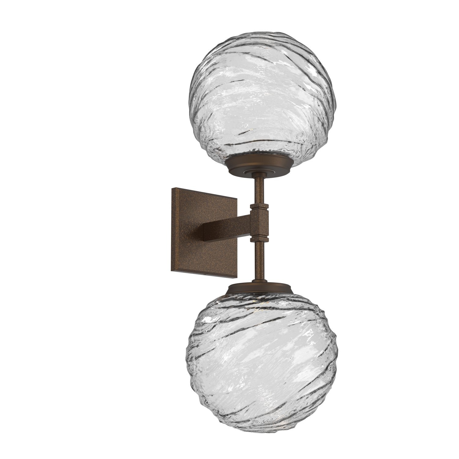 Hammerton Studio - IDB0092-02-FB-C-L1 - LED Wall Sconce - Gaia - Flat Bronze