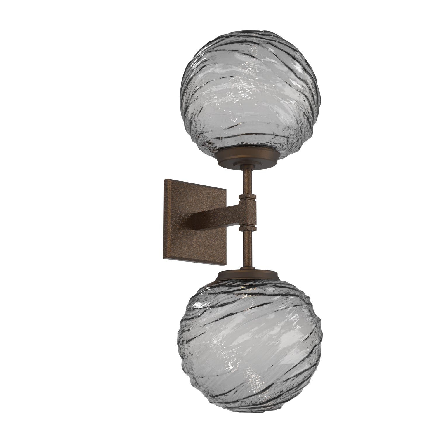 Hammerton Studio - IDB0092-02-FB-S-L3 - LED Wall Sconce - Gaia - Flat Bronze
