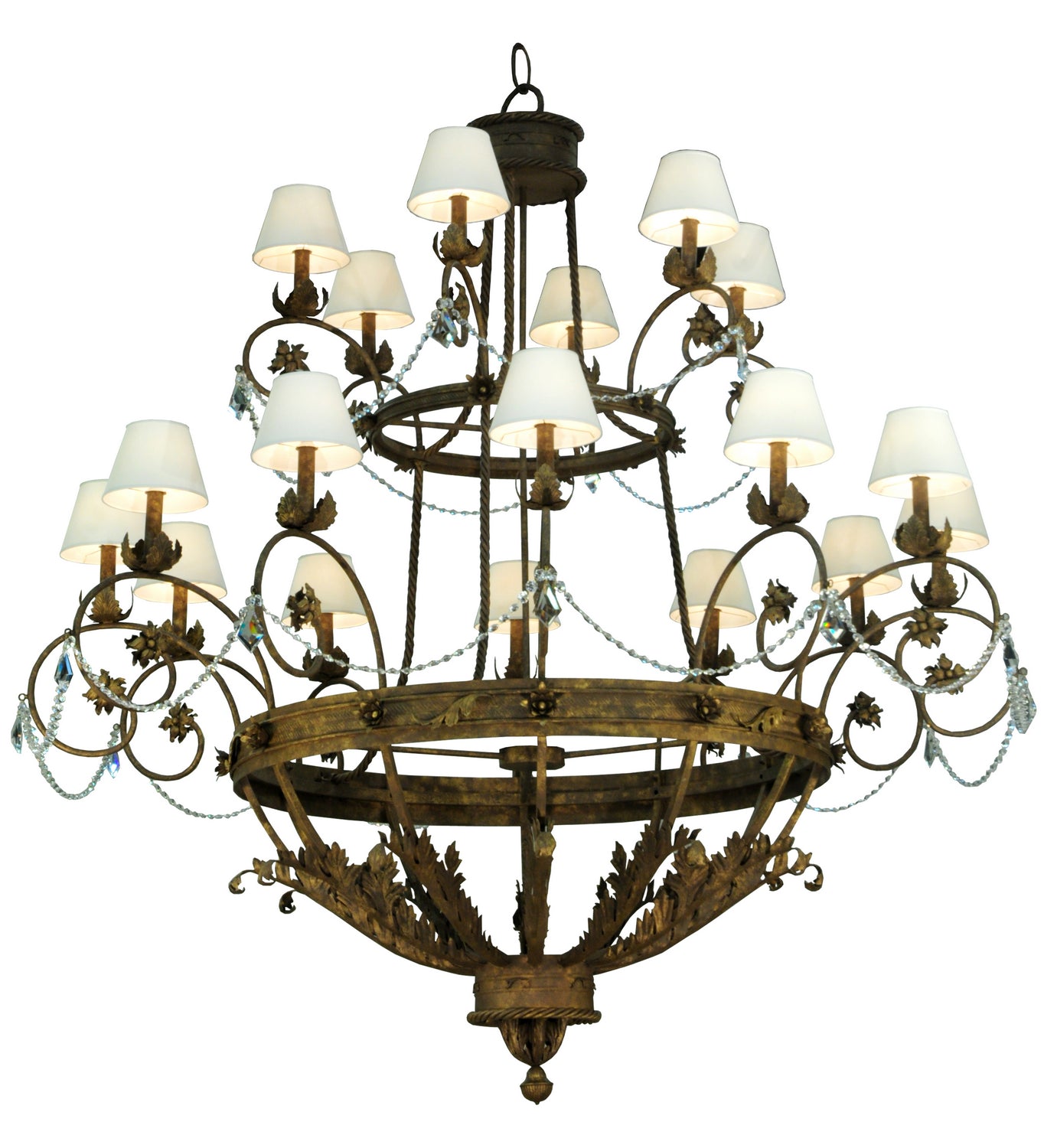 Meyda Tiffany - 130459 - 18 Light Chandelier - Antonia - Pompeii Gold