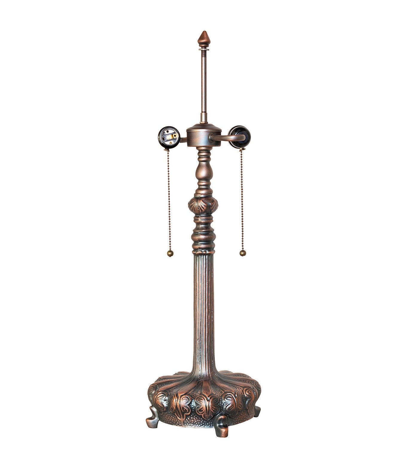 Meyda Tiffany - 157255 - Two Light Table Base - Mahogany Bronze