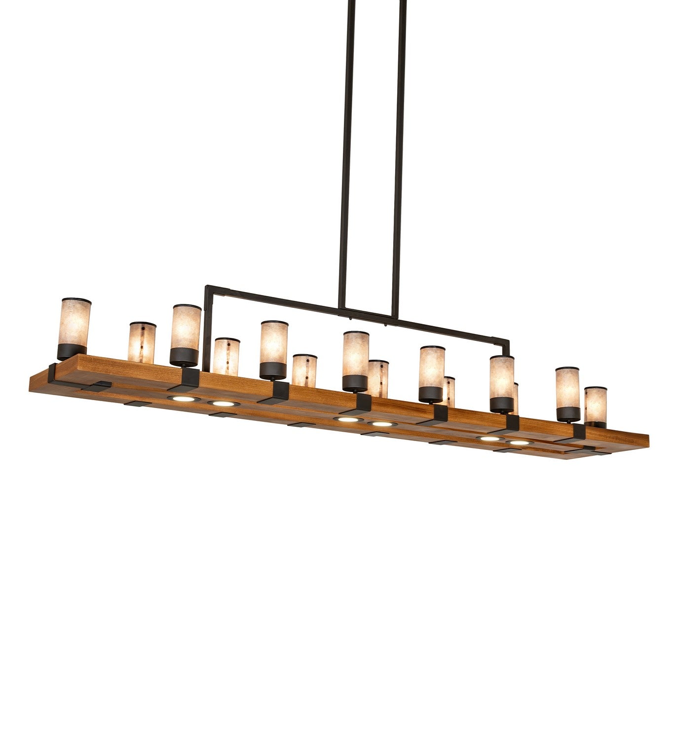 Meyda Tiffany - 273230 - 14 Light Chandelier - Grand Terrace - Oil Rubbed Bronze/English Chestnut