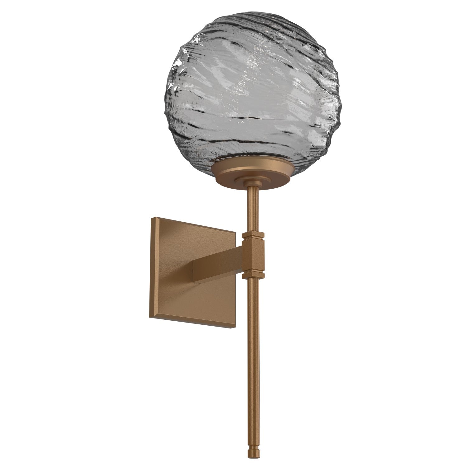 Hammerton Studio - IDB0092-03-NB-S-L3 - LED Wall Sconce - Gaia - Novel Brass