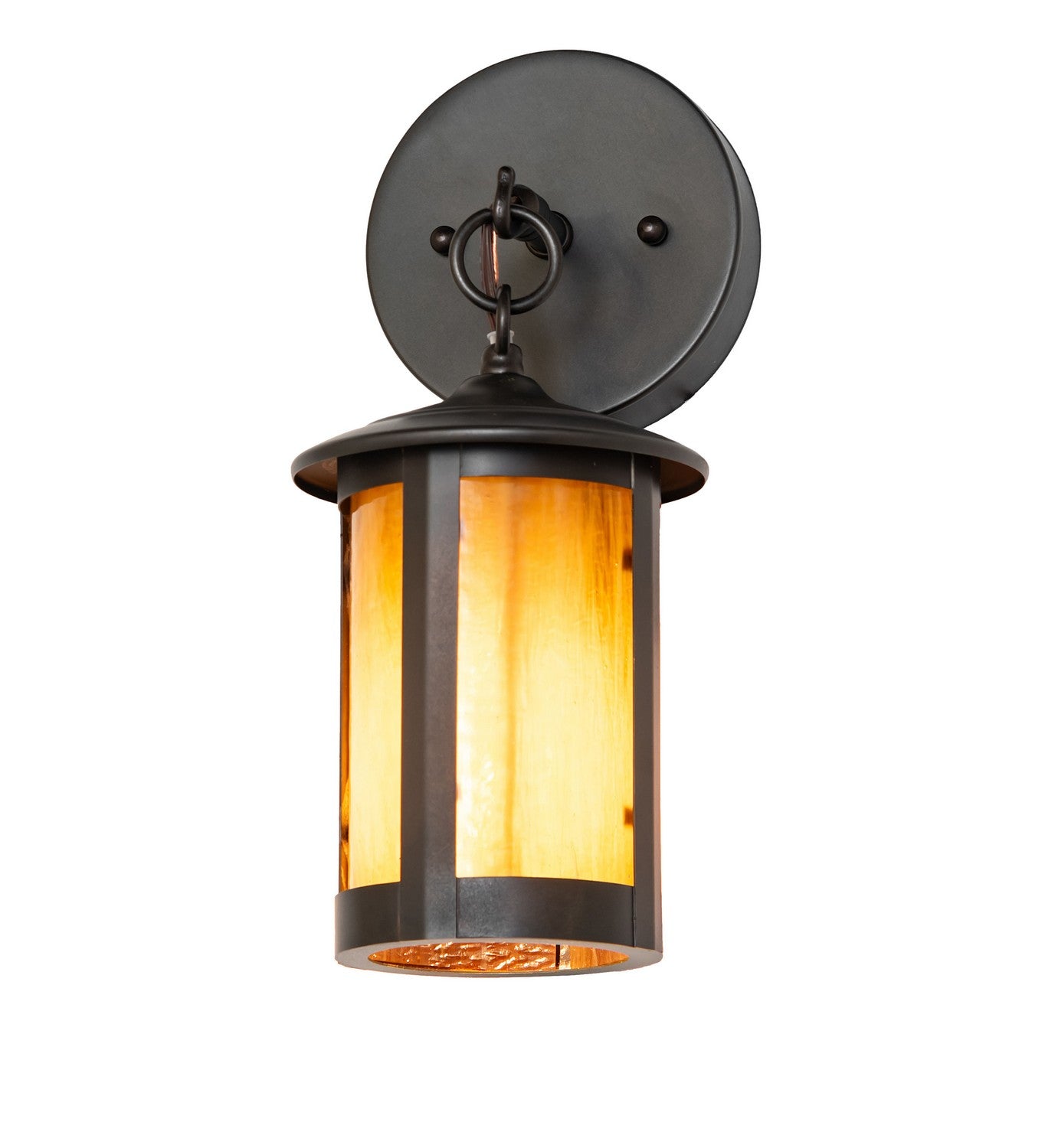 Meyda Tiffany - 276323 - One Light Wall Sconce - Fulton - Craftsman Brown