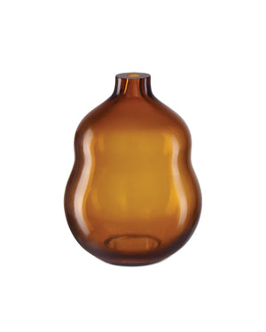 Currey and Company - 1200-0918 - Vase - Peking - Amber