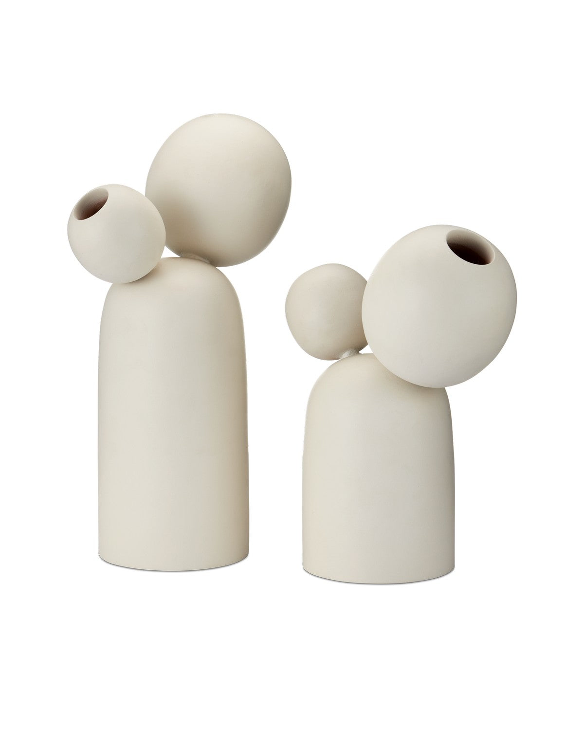 Currey and Company - 1200-0970 - Object Set of 2 - Ensemble - Ivory