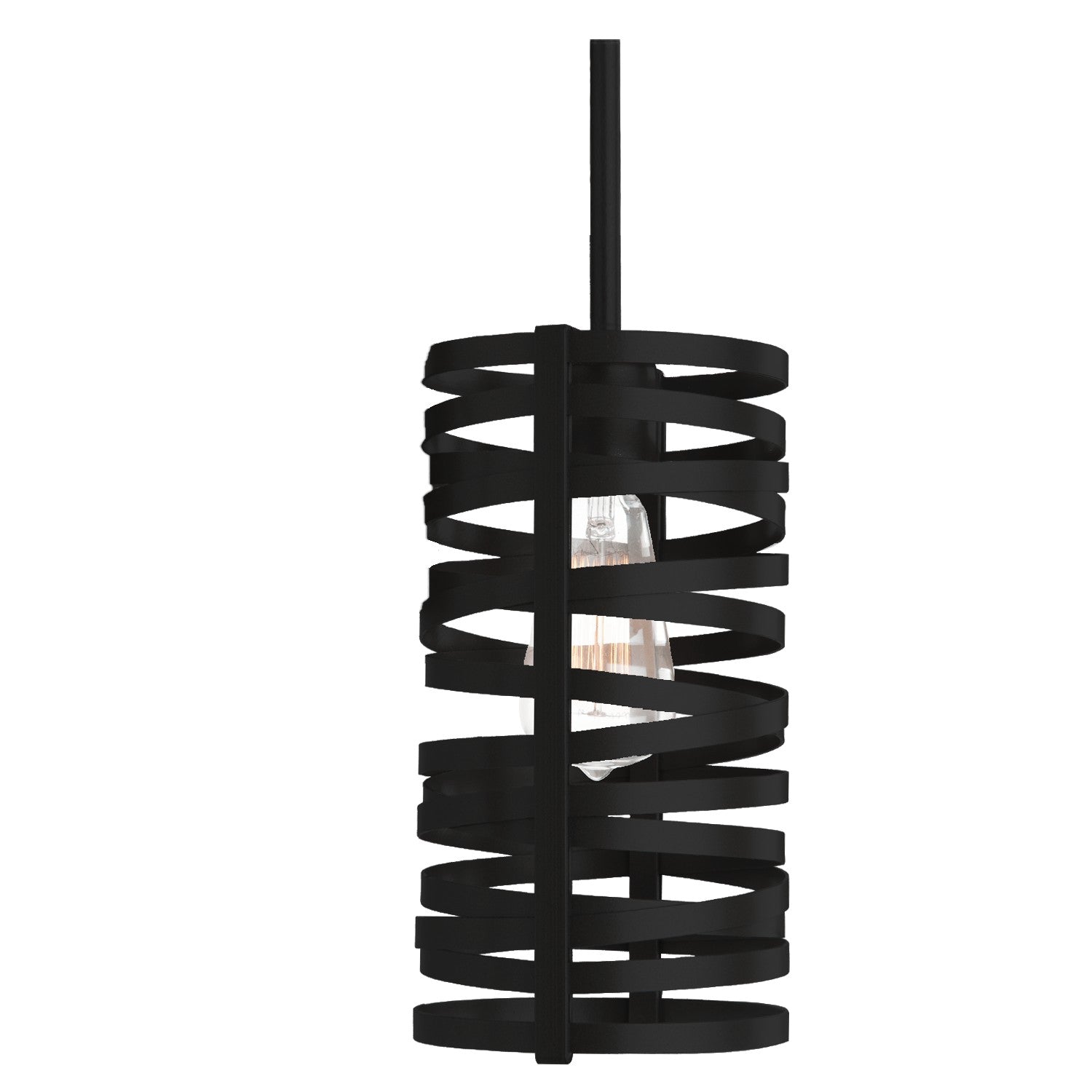 Hammerton Studio - LAB0013-11-MB-0-C01-E2 - One Light Pendant - Tempest - Matte Black