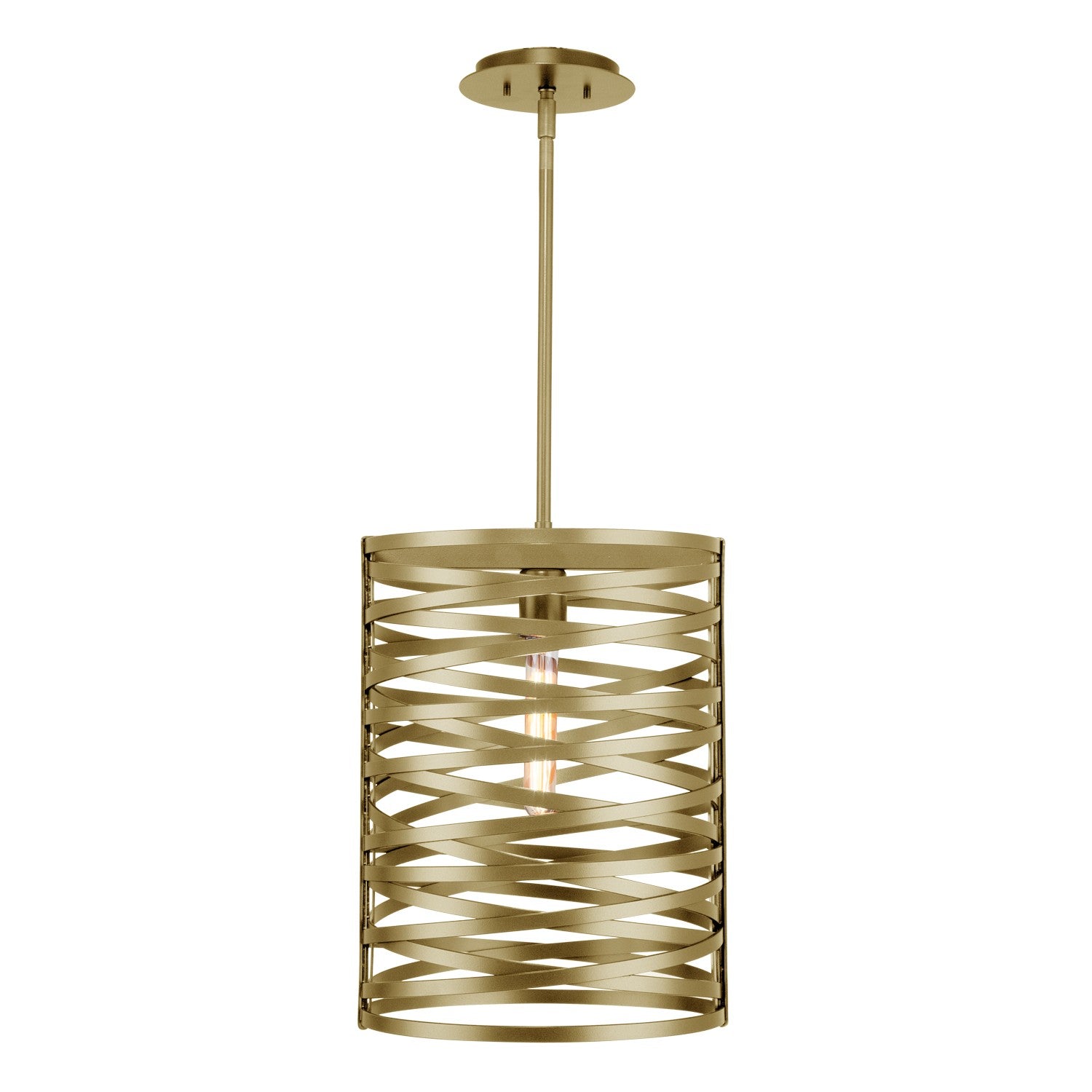 Hammerton Studio - LAB0013-16-NB-0-001-E2 - One Light Pendant - Tempest - Novel Brass