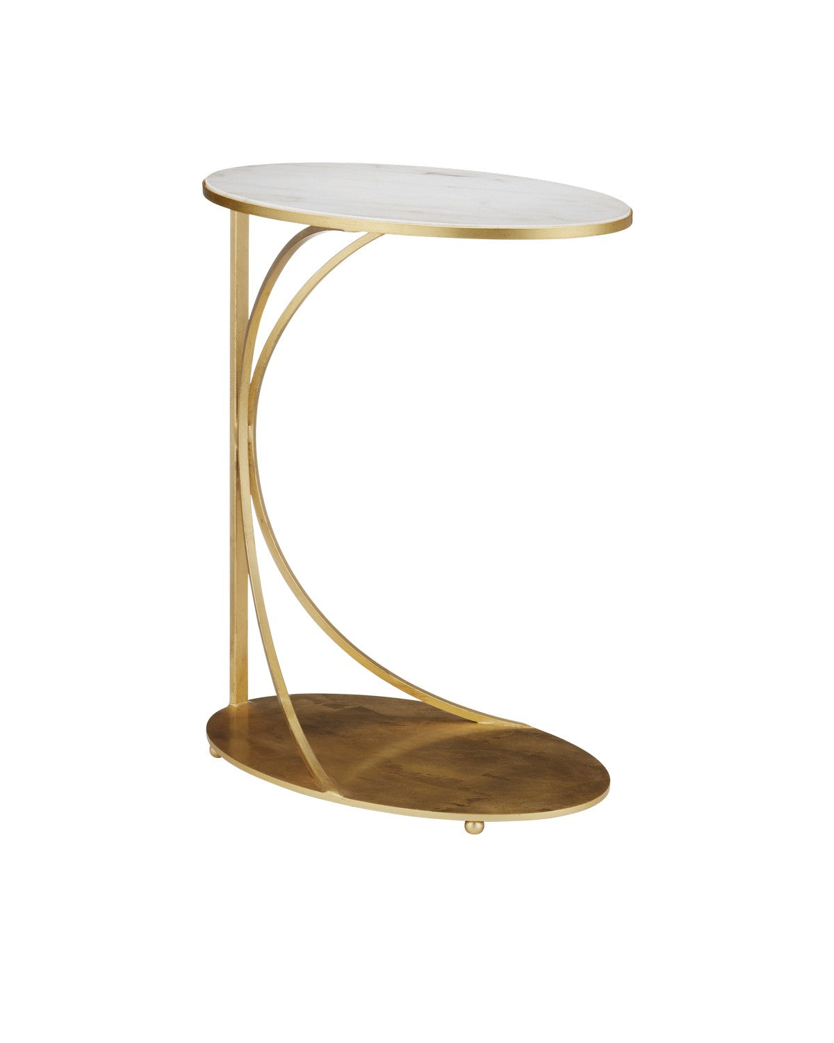 Currey and Company - 4000-0193 - Table - Orla - Gold Leaf / Natural