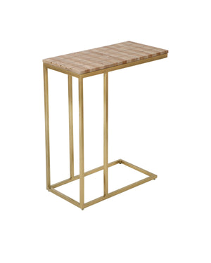 Currey and Company - 4000-0203 - Table - Dezi - Natural / Brass