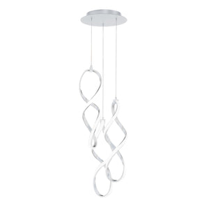 W.A.C. Lighting - PD-47803R-CH - LED Chandelier - Interlace - Chrome