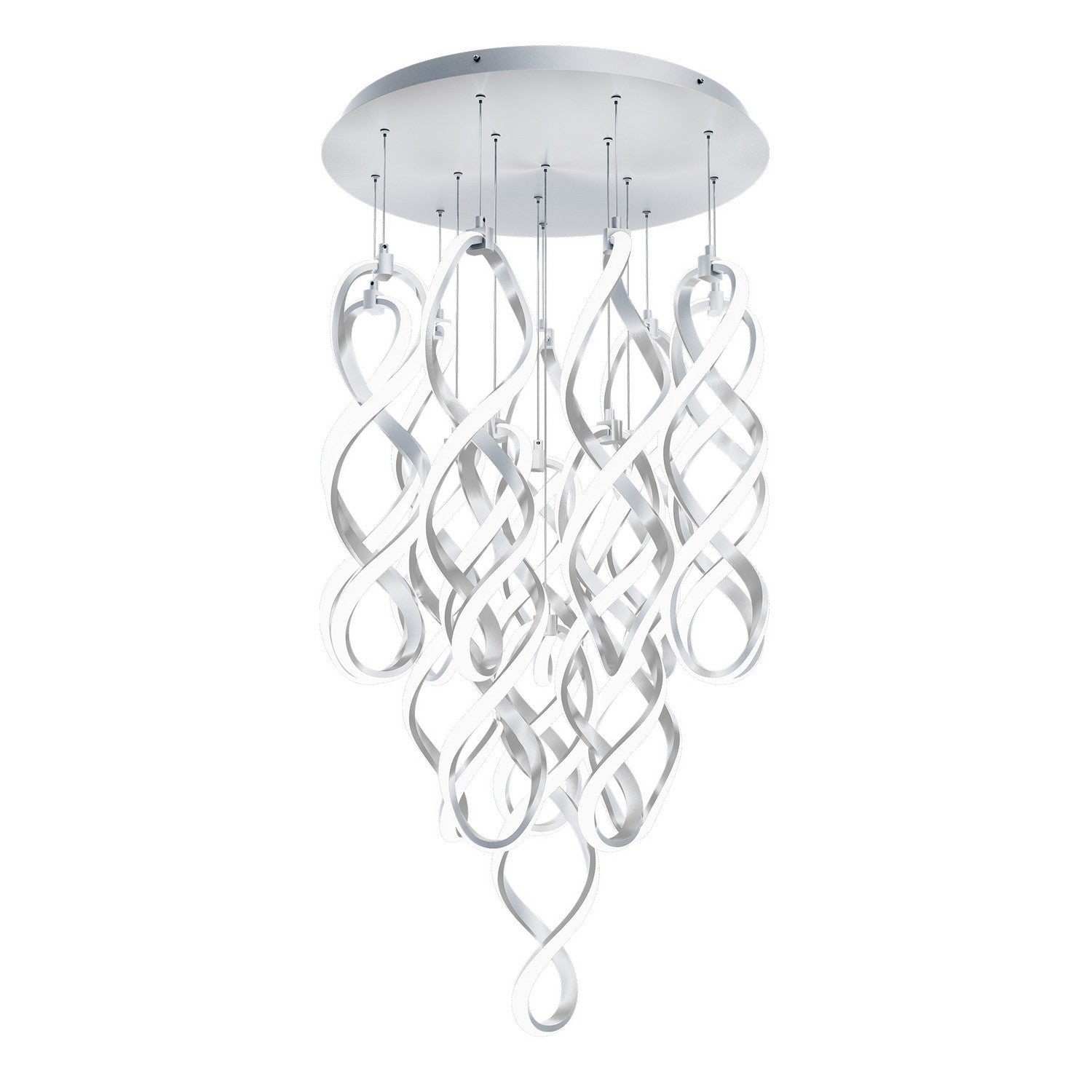 W.A.C. Lighting - PD-47815R-CH - LED Chandelier - Interlace - Chrome