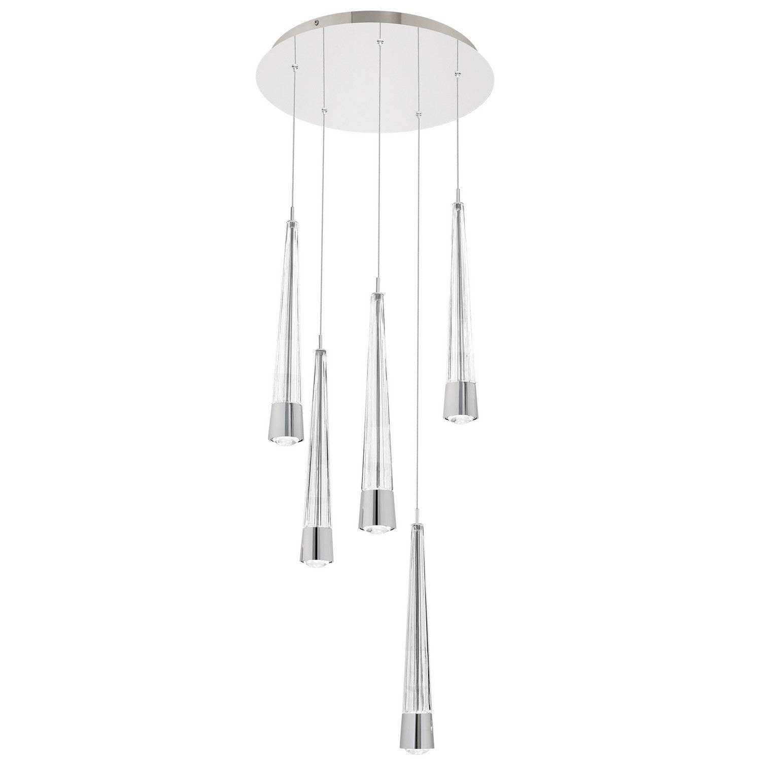 W.A.C. Lighting - PD-59405R-CH - LED Chandelier - Quill - Chrome