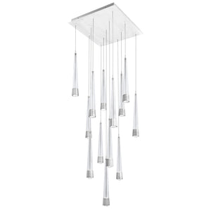 W.A.C. Lighting - PD-59413S-CH - LED Chandelier - Quill - Chrome