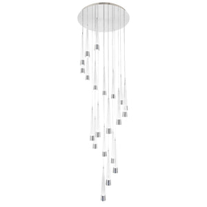 W.A.C. Lighting - PD-59421R-CH - LED Chandelier - Quill - Chrome