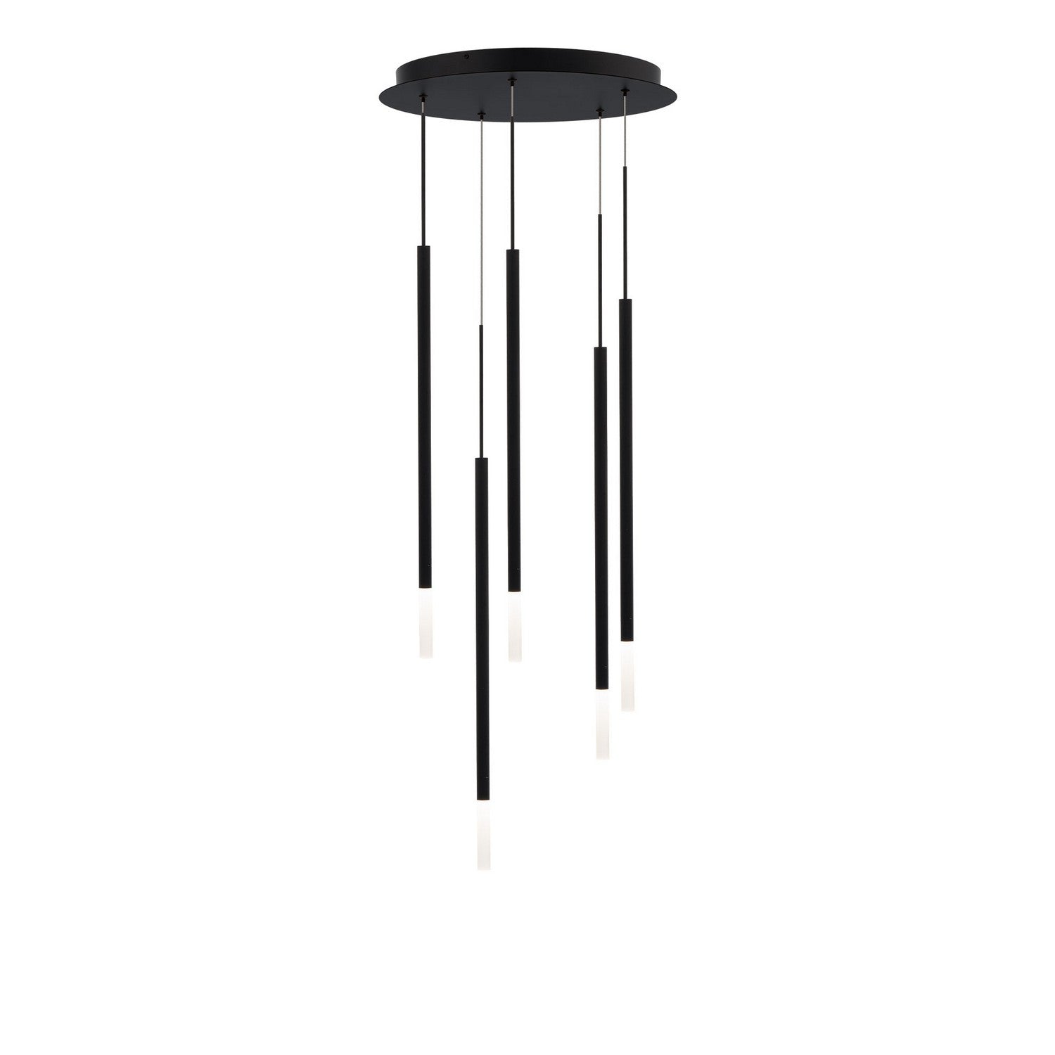 W.A.C. Lighting - PD-69405R1-BK - LED Chandelier - Viggo - Black