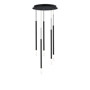 W.A.C. Lighting - PD-69405R1-BK - LED Chandelier - Viggo - Black