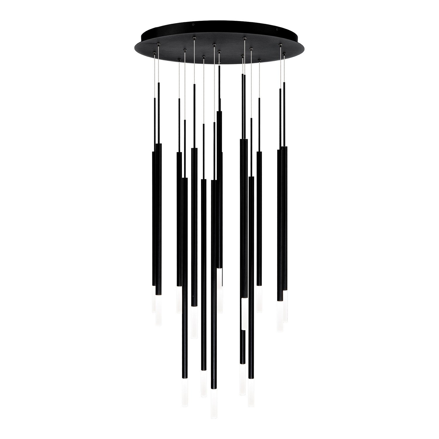 W.A.C. Lighting - PD-69415R-BK - LED Chandelier - Viggo - Black