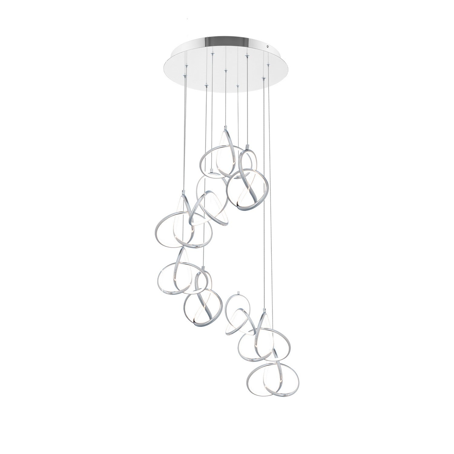 W.A.C. Lighting - PD-84909R-CH - LED Chandelier - Vornado - Chrome