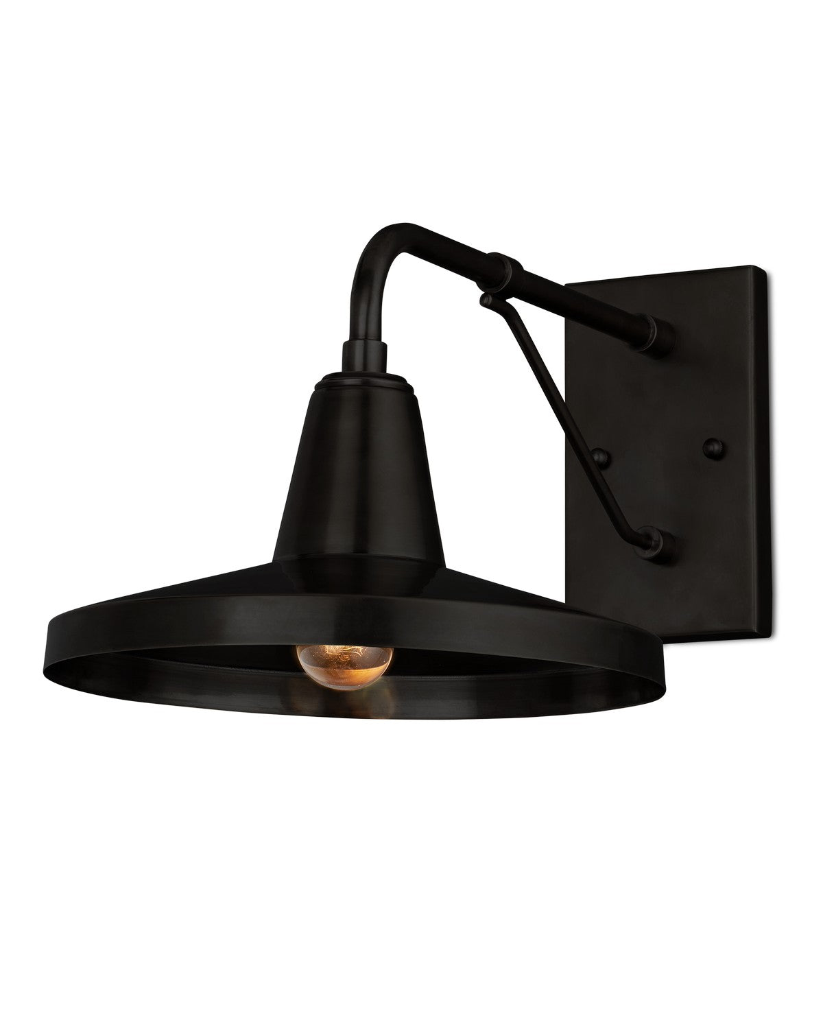 Currey and Company - 5500-0056 - One Light Outdoor Wall Sconce - Mariner - Matte Black