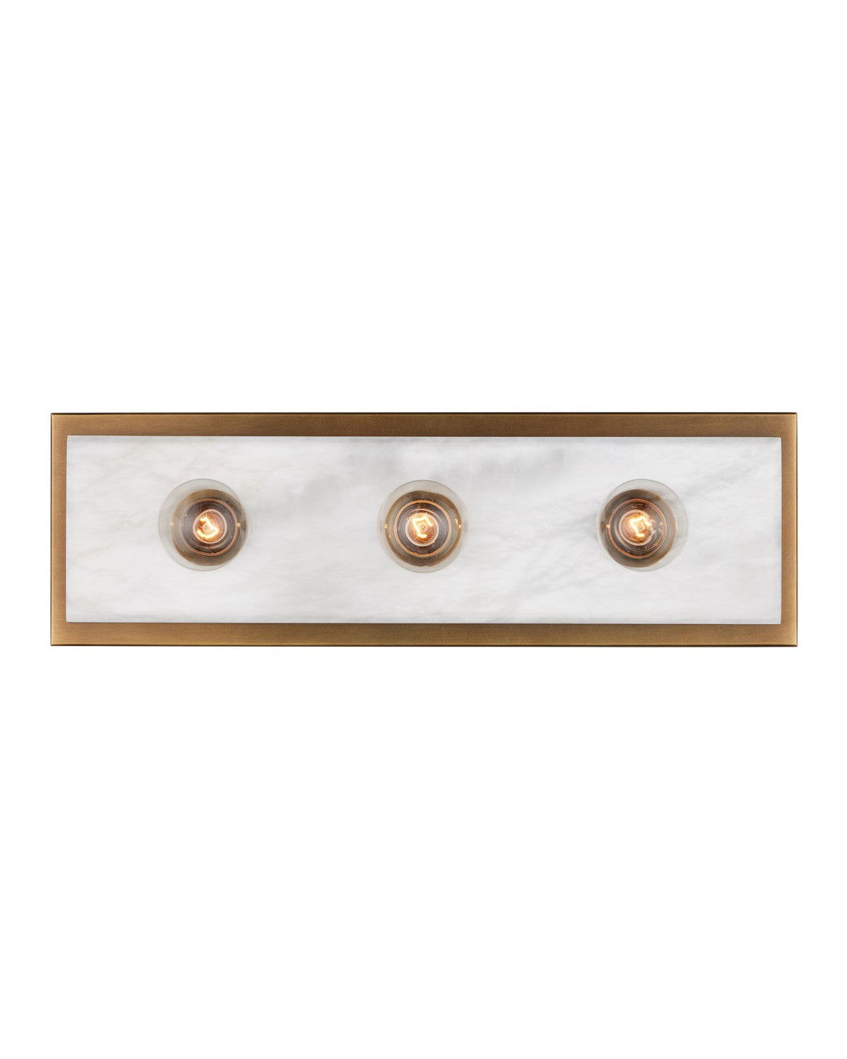 Currey and Company - 5800-0052 - Three Light Wall Sconce - Berdine - Natural / Antique Brass