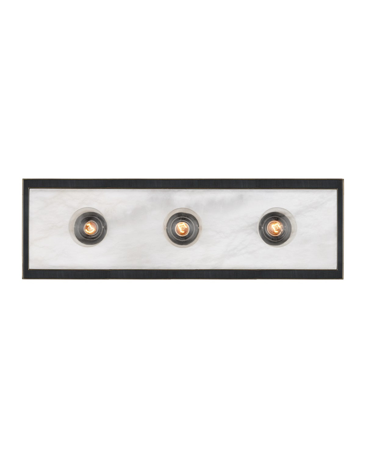 Currey and Company - 5800-0053 - Three Light Wall Sconce - Berdine - Natural / Oil Rubbed Bronze