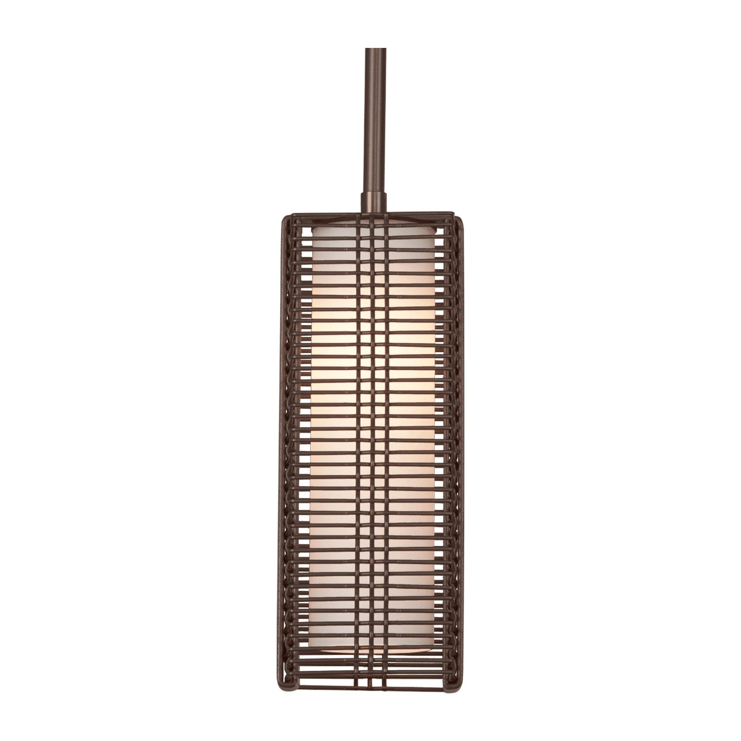 Hammerton Studio - LAB0020-11-FB-F-001-L3 - LED Pendant - Downtown Mesh - Flat Bronze