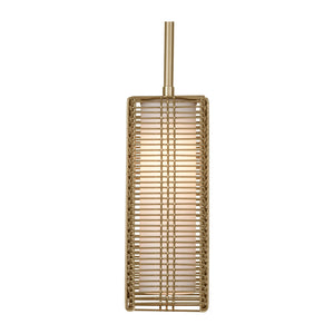Hammerton Studio - LAB0020-11-GB-F-001-E2 - Pendant - Downtown Mesh - Gilded Brass