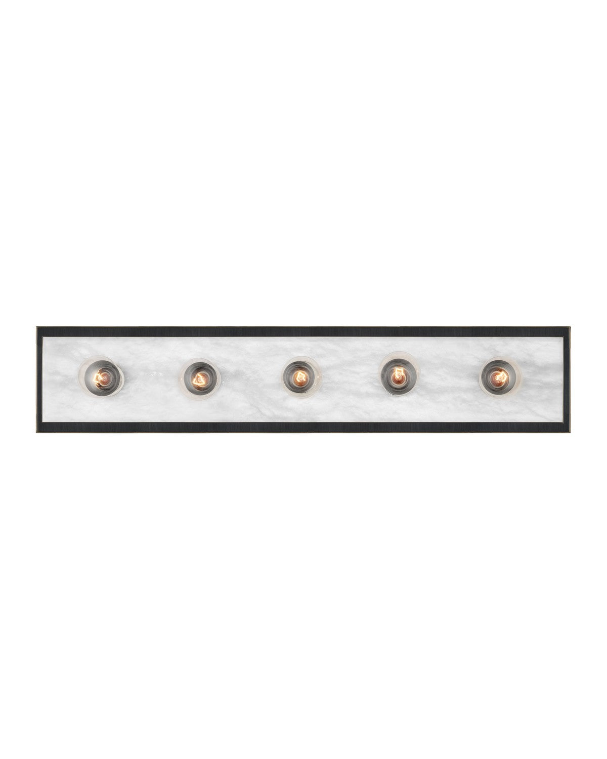 Currey and Company - 5800-0056 - Five Light Wall Sconce - Berdine - Natural / Oil Rubbed Bronze