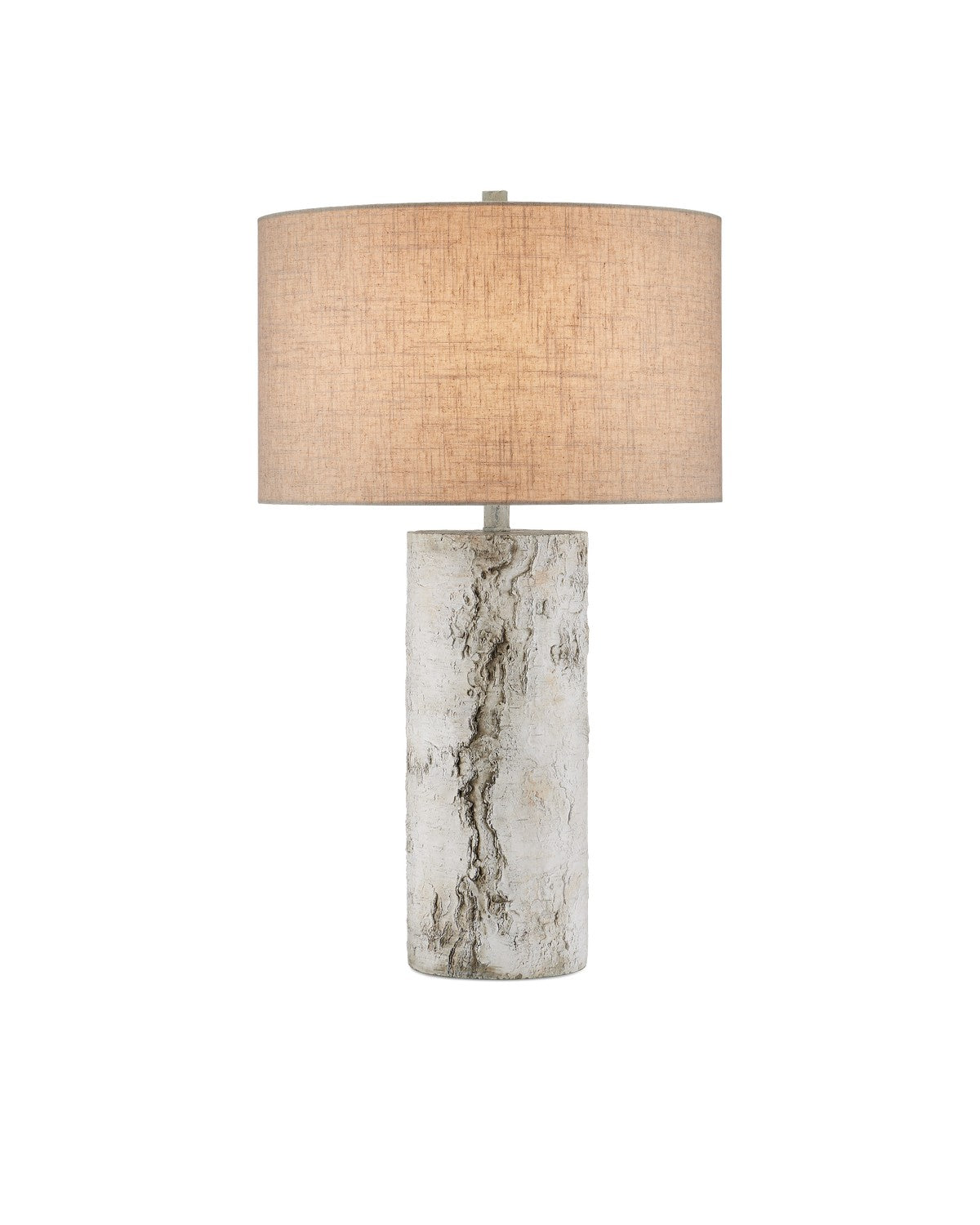 Currey and Company - 6000-0979 - One Light Table Lamp - Faux Birch - Birch White / Gray