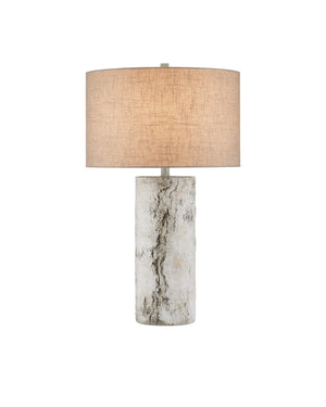 Currey and Company - 6000-0979 - One Light Table Lamp - Faux Birch - Birch White / Gray