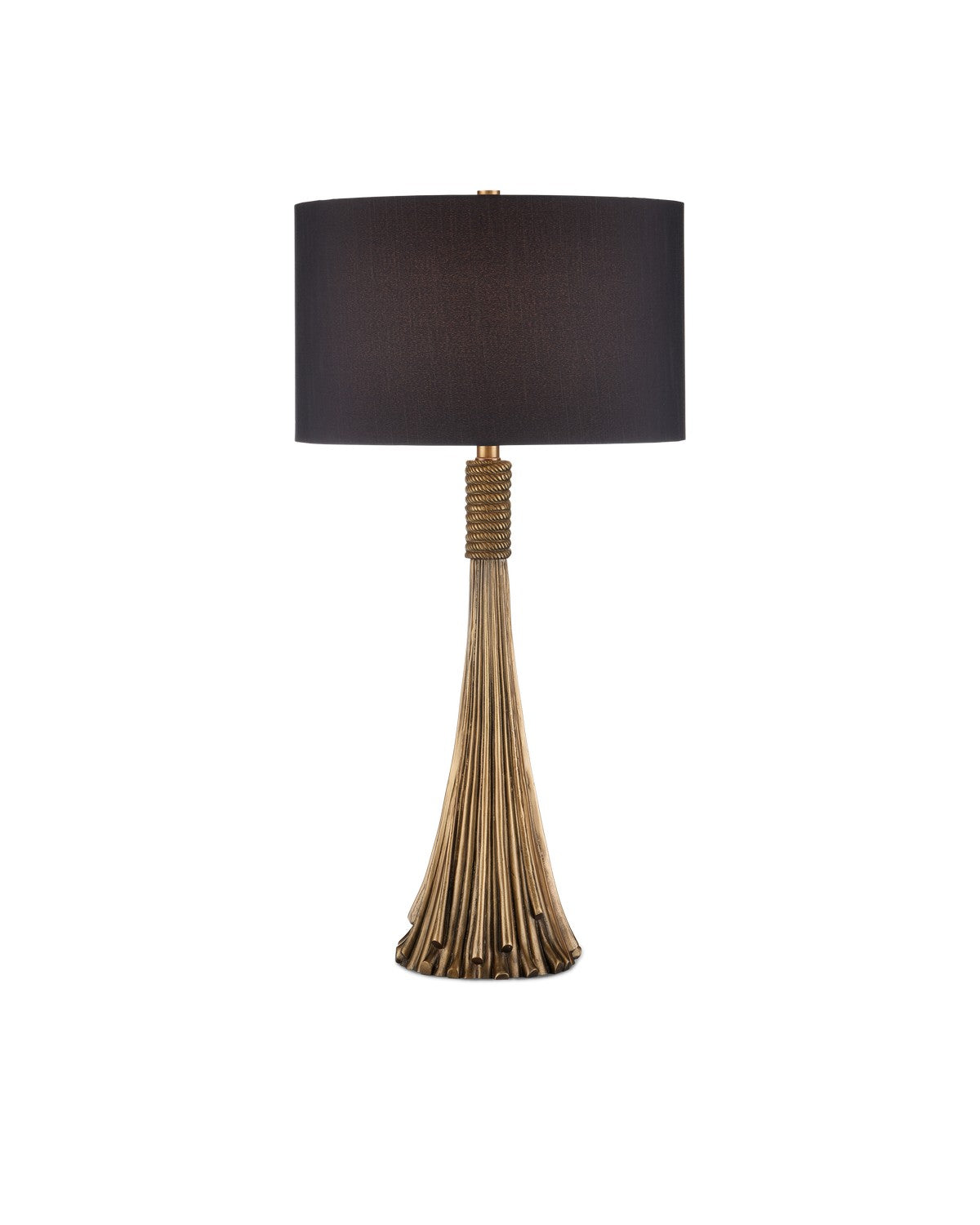 Currey and Company - 6000-0983 - One Light Table Lamp - Baroque - Antique Brass