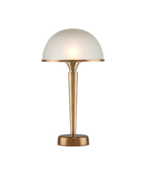 Currey and Company - 6000-0986 - LED Table Lamp - Gatsby - Antique Brass / Frosted