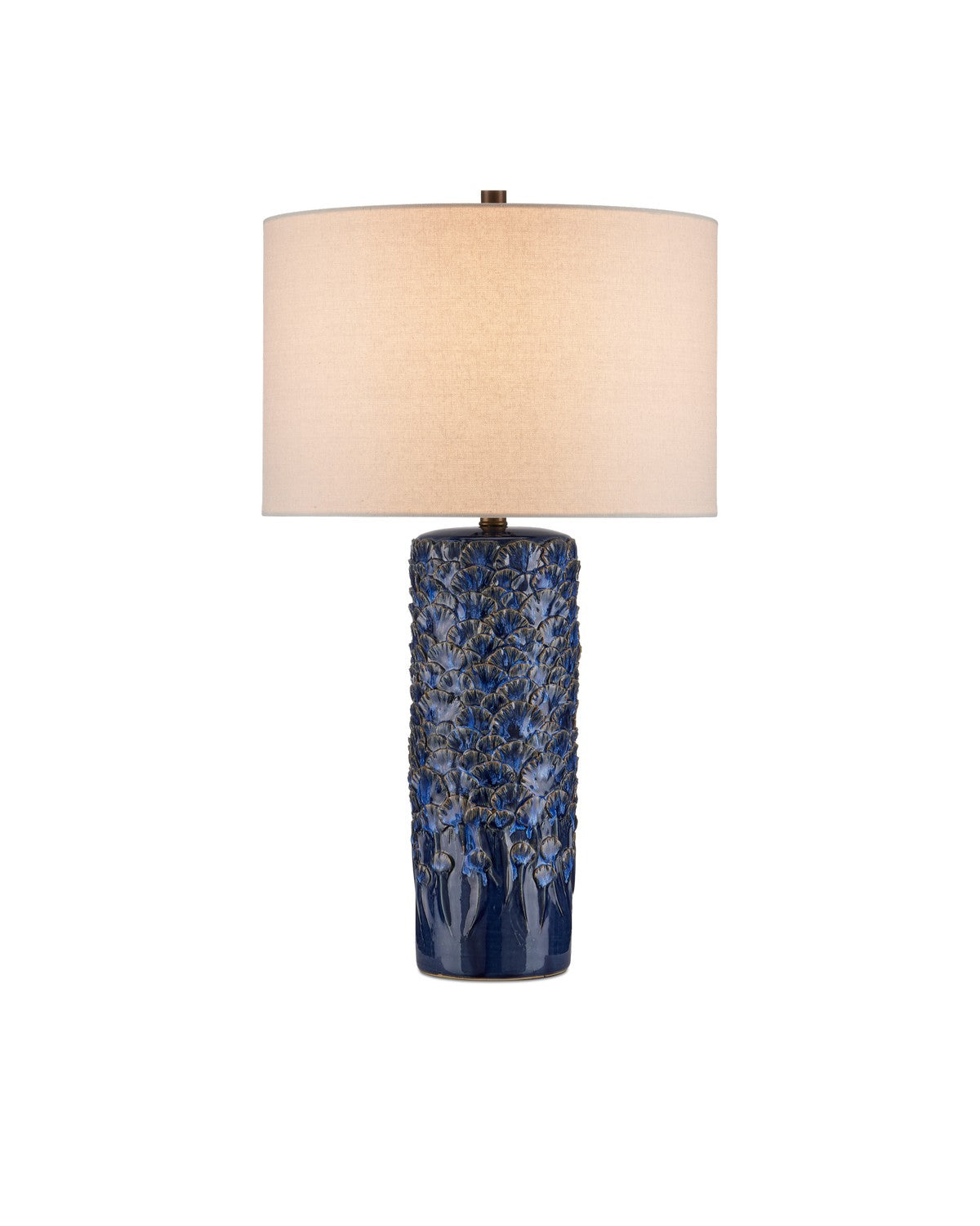 Currey and Company - 6000-0991 - One Light Table Lamp - Fairmont - Dark Blue Reactive