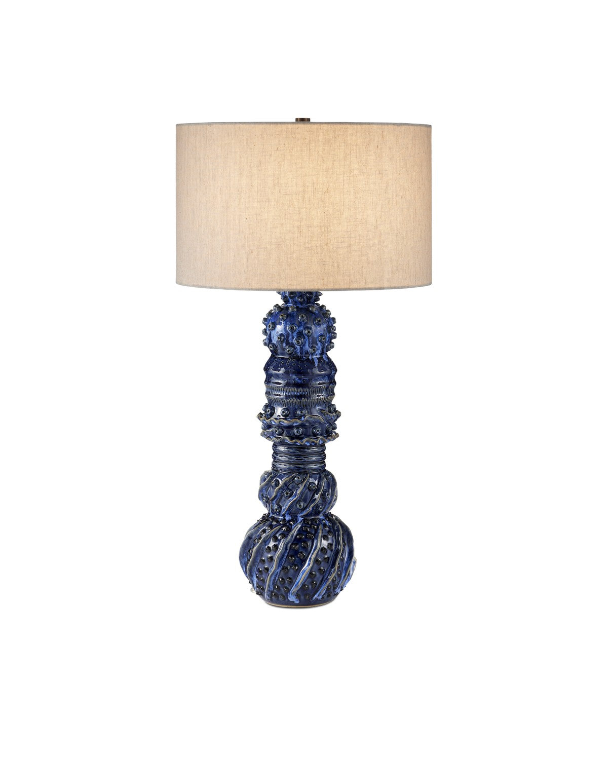 Currey and Company - 6000-0995 - One Light Table Lamp - Undersea - Dark Blue Reactive