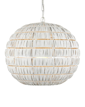 Currey and Company - 9000-1237 - One Light Pendant - Panopolis - White