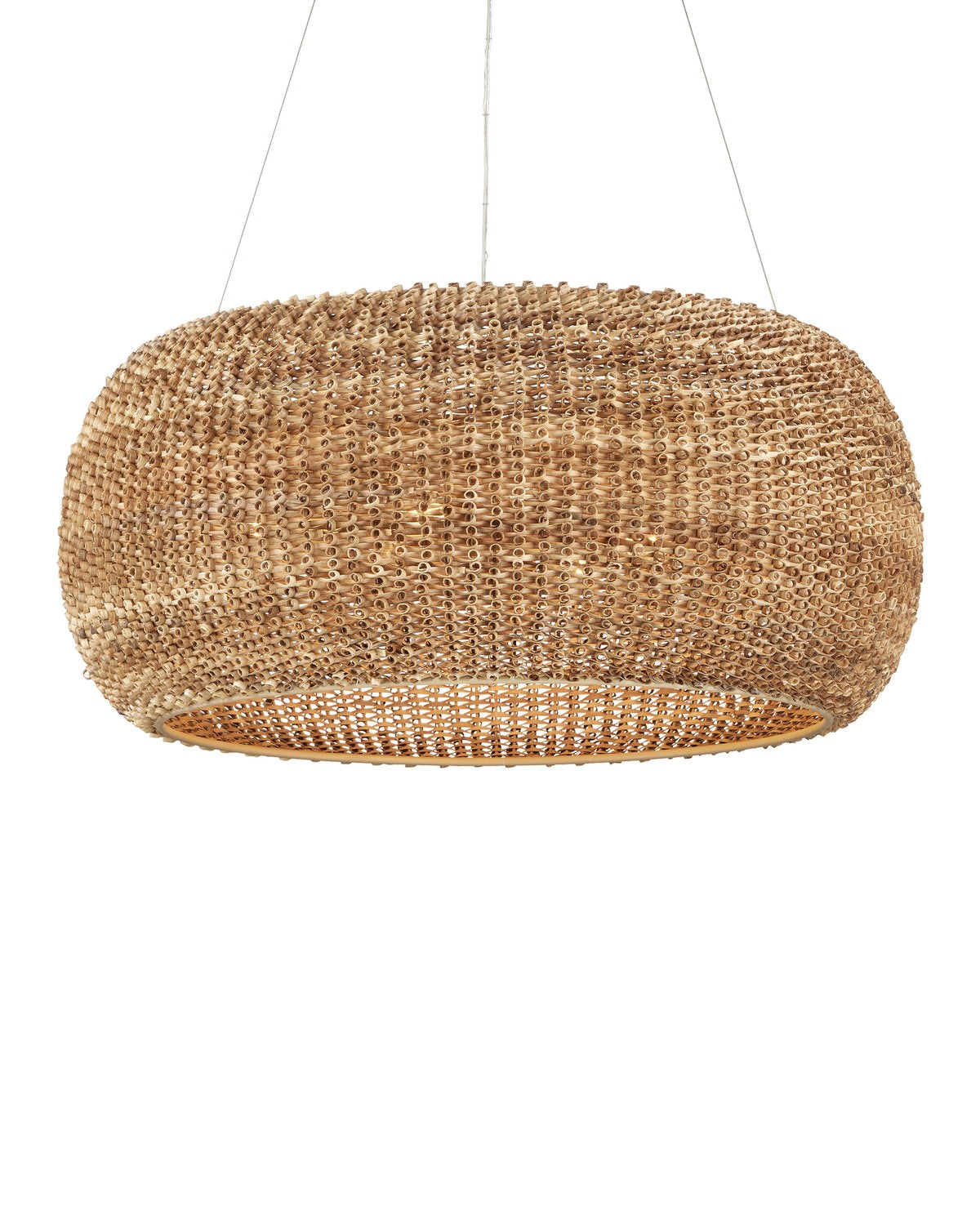 Currey and Company - 9000-1245 - Six Light Chandelier - Boucle - Natural / Beige