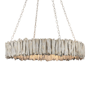 Currey and Company - 9000-1249 - Eight Light Chandelier - Whitewash